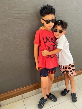 わにさん（キッズ・124cm）の夏コーディネート