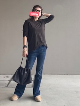 「CELERI（セルリ）のアイテム」を使った、UDさん（レディース・164cm）の秋コーディネート