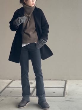 UDさん（レディース・164cm）の冬コーディネート