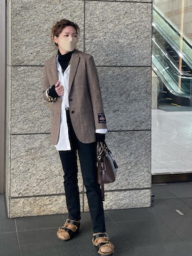 Deuxieme Classeのテーラードジャケット（ブラウン系）を使った人気