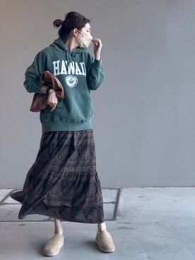 「sara mallika（サラ マリカ）のアイテム（ワンピース）」を使った、UDさん（レディース・164cm）の秋コーディネート