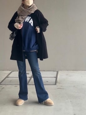 UDさん(レディース・164cm)の冬コーディネート