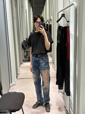 「アイテム（スウェットパンツ）」を使った、NAOKIさん（メンズ・175cm）の夏コーディネート