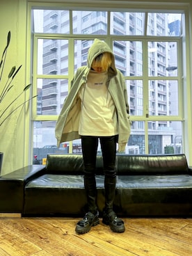 「L.H.P Private Brand（エルエイチピープライベートブランド）のアイテム」を使った、クロカワ　リオさん（メンズ・170cm）の春コーディネート