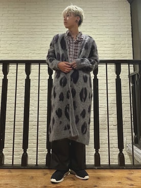 「DANKE SCHON（ダンケシェーン）のアイテム（スラックス）」を使った、クロカワ　リオさん（メンズ・170cm）の秋コーディネート