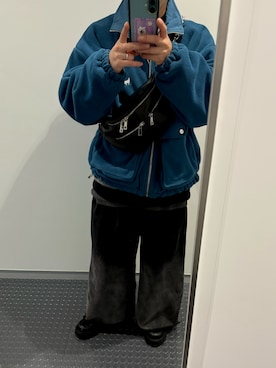 「アイテム（スウェットパンツ）」を使った、飛翔さん（メンズ・161cm）の秋コーディネート