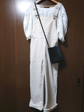 「archives（アルシーヴ）のアイテム（オールインワン・サロペット）」を使った、michiさん（レディース・146cm）の夏コーディネート
