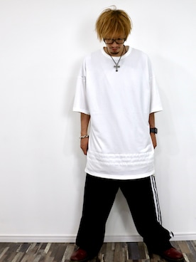 「LONE ONES（ロンワンズ）のアイテム」を使った、kazu (ARYUKU) さん（メンズ・168cm）の夏コーディネート