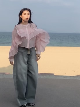 コミネ🌸さん(レディース・156cm)の夏コーディネート