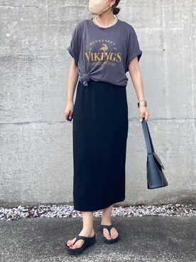 「キャミソールワンピ」｜Ri!さん（レディース・159cm）の夏コーディネート