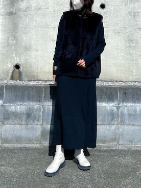 Ri!さん（レディース・159cm）の冬コーディネート