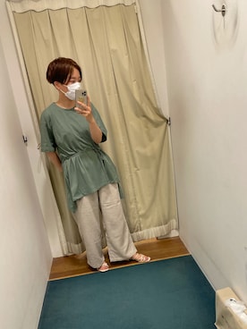 yoshiepiyoさん（レディース・159cm）の夏コーディネート