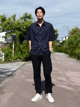 「アイテム（シューズ）」を使った、takamitsu suzukiさん（メンズ・179cm・30代）の夏コーディネート