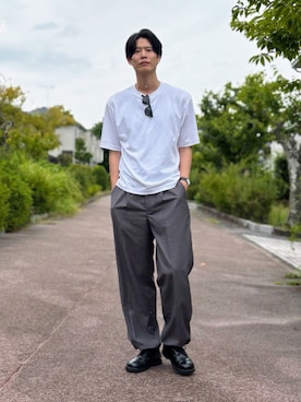 「アイテム（ファッション雑貨）」を使った、takamitsu suzukiさん（メンズ・179cm・30代）の夏コーディネート