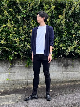 「アイテム（アナログ腕時計）」を使った、takamitsu suzukiさん（メンズ・179cm）の秋コーディネート