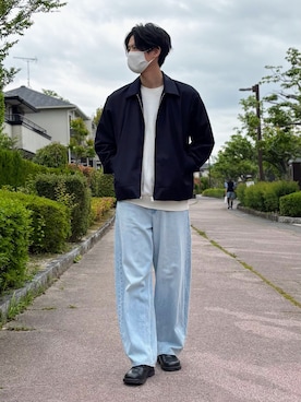 「アイテム（ジャケット/アウター）」を使った、takamitsu suzukiさん（メンズ・179cm）の春コーディネート