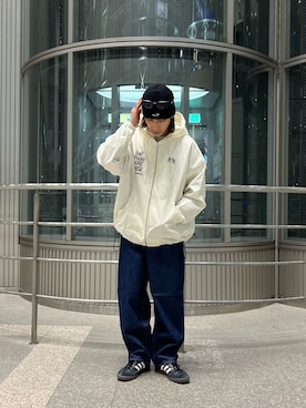 「ストリートファッション」｜「アイテム（その他アウター）」を使った、SHINさん（メンズ・167cm）の冬コーディネート