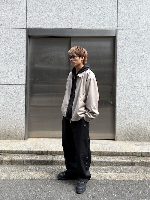 パーカー 「Sourcream/サワークリ―ム」ワッフルFADEフルジップパーカー レディース メンズ パーカー 「Sourcream/サワークリ―ム」ワッフルFADEフルジップ