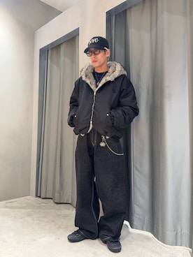 SHINさん（骨格ナチュラル・メンズ・167cm）の秋コーディネート