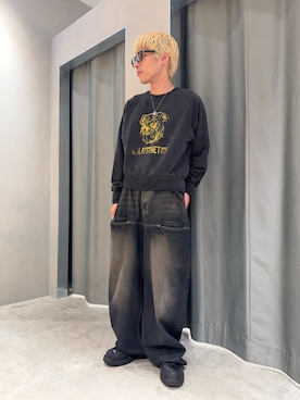 「アイテム（パンツ）」を使った、SHINさん（メンズ・167cm）の秋コーディネート