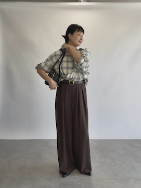 「アイテム（トップス）」を使った、ayanoさん（レディース・158cm・30代）の夏コーディネート