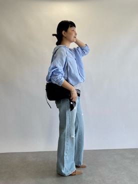 「アイテム（パンプス）」を使った、ayanoさん（レディース・158cm・30代）の夏コーディネート