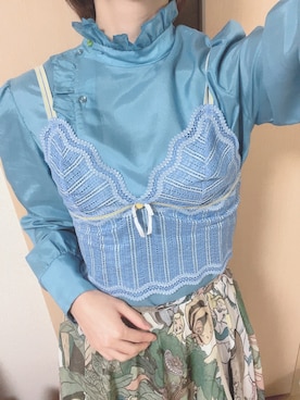 「AHCAHCUM.muchacha（アチャチュムムチャチャ）のアイテム」を使った、♧arin♧さん（レディース・156cm）の春コーディネート