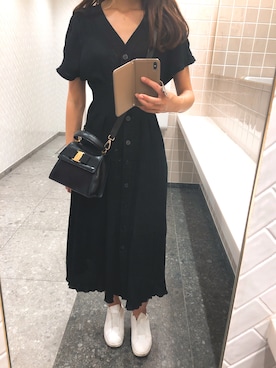 「MoonStar（ムーンスター）のMOONSTAR/810s/ムーンスター/エイトテンス KITCHE/キッチェ（スニーカー）」を使った、★さん（レディース・165cm）の夏コーディネート