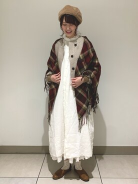 「TSUHARU by Samansa Mos2（ツハルバイサマンサモスモス）のアイテム（ブルゾン）」を使った、いまりさん（レディース・164cm）の秋コーディネート