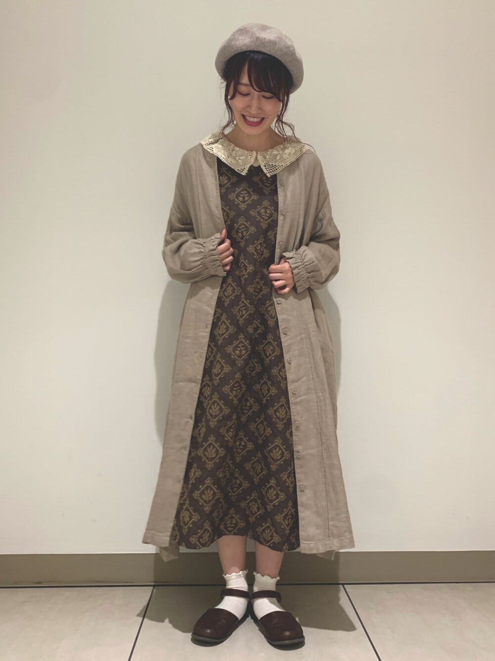ツハルバイサマンサモスモスお花タイル総刺繍前後着ワンピース 2way TSUHARU by Samansa Mos2（ツハルバイサマンサモスモス）の「お花