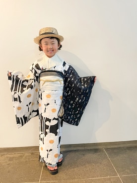 「アイテム（水着/着物・浴衣）」を使った、SHIARA◡̈⃝︎⋆︎*さん（キッズ・110cm）の夏コーディネート