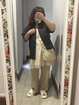 「RETRO GIRL（レトロガール）のアイテム」を使った、まるさん（レディース・150cm）の春コーディネート