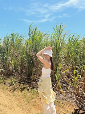 「ODORATA（オドラタ）のアイテム」を使った、natsukoakahani さん（レディース・165cm）の春コーディネート