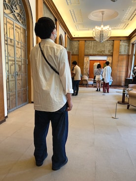 「Paraboot（パラブーツ）の【Paraboot】CHAMBORD　パラブーツ　シャンボード（ドレスシューズ）」を使った、レインさん（メンズ・174cm）の春コーディネート