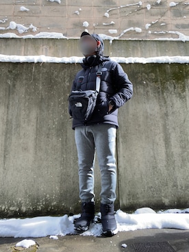 「ヌプシ」｜ヒロさん（メンズ・169cm）の冬コーディネート