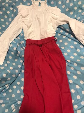 川本陽子さん（レディース・157cm）の春コーディネート