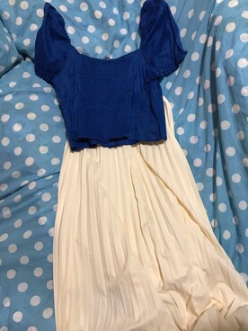 「INTER FACTORY（インターファクトリー）のアイテム（スカート）」を使った、川本陽子さん（レディース・158cm）の秋コーディネート