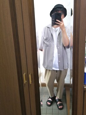 さんちゃんさん（メンズ・170cm）の夏コーディネート