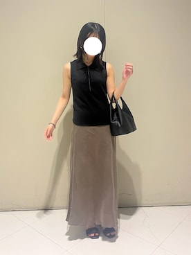「アイテム（ハンドバッグ）」を使った、Suuさん（レディース・157cm・20代）の夏コーディネート