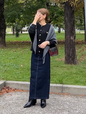 「aquagarage（アクアガレージ）のアイテム」を使った、ycmさん（レディース・160cm）の秋コーディネート