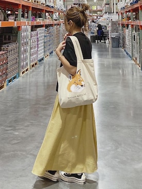 「アイテム（スカート）」を使った、ycmさん（レディース・160cm）の夏コーディネート
