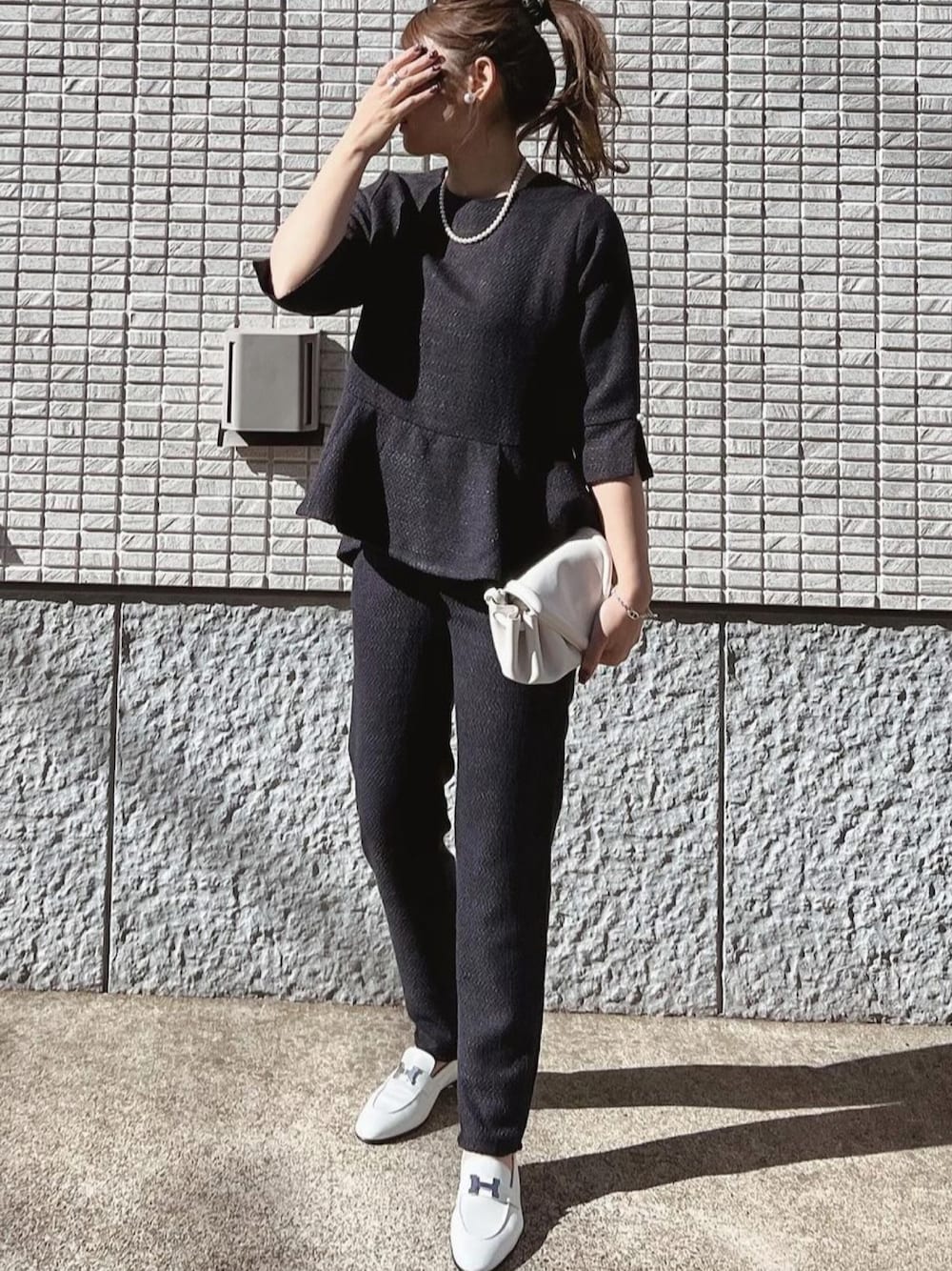 【大人気！】HERMES Tシャツジャケットに合うモカシン エルメスTシャツジャケットパンツバッグピアスに合うモカシン