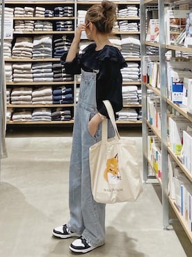 「MAISON KITSUNE」｜ycmさん（レディース・160cm）の夏コーディネート