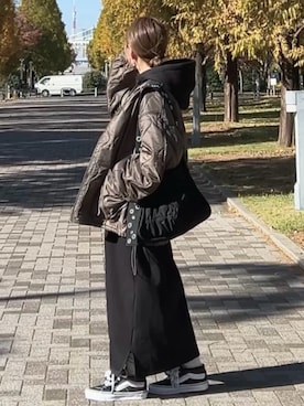 「アイテム（ワンピース）」を使った、ycmさん（レディース・160cm）の秋コーディネート