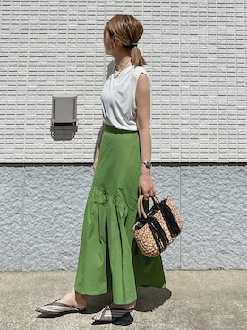 ycmさん（レディース・160cm）の夏コーディネート