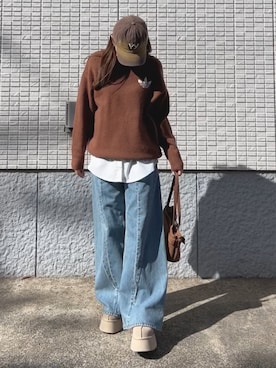 「adidas Originals（アディダスオリジナルス）のアイテム」を使った、ycmさん（レディース・160cm）の秋コーディネート