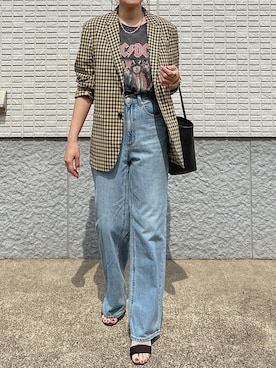 ycmさん(レディース・160cm)の春コーディネート