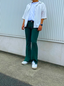 「Adoon plain（アドーンプレーン）のアイテム（パンツ）」を使った、Ryoさん（メンズ・180cm・20代）の秋コーディネート