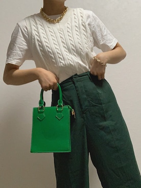 「shein」｜misoraさん（レディース・165cm）の夏コーディネート