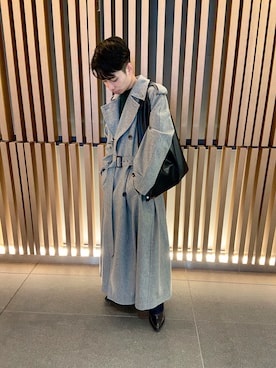 「asos（エイソス）のアイテム（ブーツ）」を使った、YuyaShigeokaさん（メンズ・164cm）の秋コーディネート
